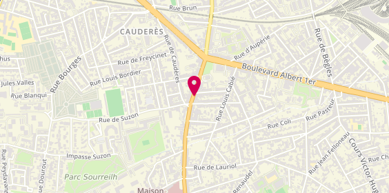 Plan de FL Coiffure, 40 Route de Toulouse, 33800 Bordeaux