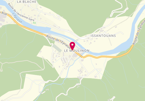Plan de Les Ciseaux de Manon, 446 Route de l'Eyrieux, 07190 Saint-Sauveur-de-Montagut