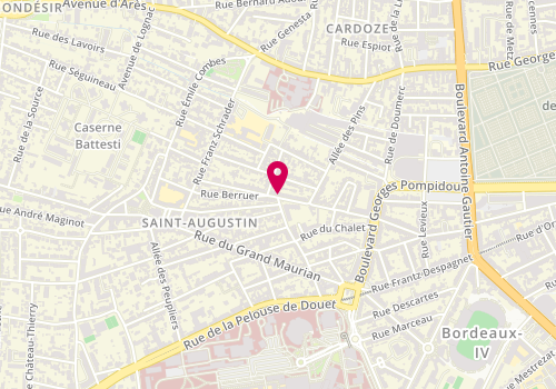 Plan de Le Fauteuil Bordelais, 137 Rue Berruer, 33000 Bordeaux