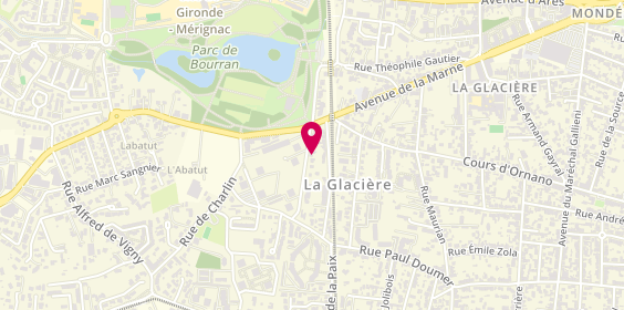 Plan de Laure Coiffure, 16 Rue Winston Churchill, 33700 Mérignac