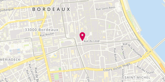 Plan de Guest Coiffure, 79 Rue du Loup, 33000 Bordeaux