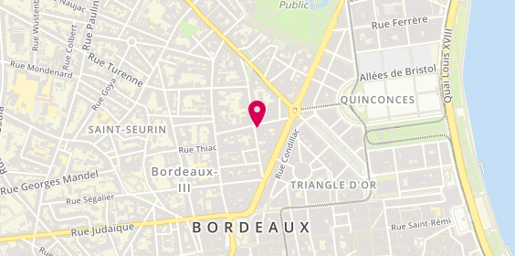 Plan de 12th Square Barber Tourny, 28 Rue Huguerie, 33000 Bordeaux