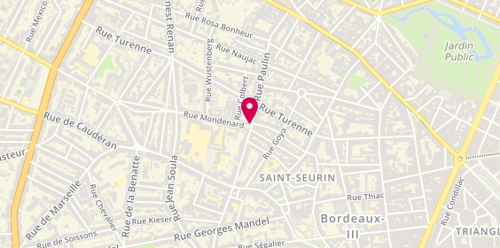 Plan de Alexandre Haute Coiffure, 57 Rue Mondenard, 33000 Bordeaux