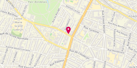 Plan de Patrick Coiffure, 17 avenue Charles de Gaulle, 33200 Bordeaux