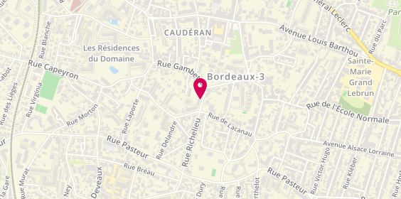 Plan de Audrey, 7 Rue Magnificat, 33200 Bordeaux