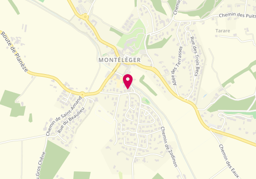 Plan de Moquet Magali, 19 Rue des Jardins, 26760 Montéléger