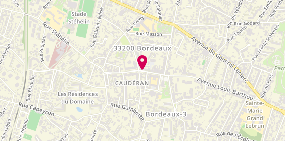 Plan de Herve TAUBY, 189 avenue Louis Barthou, 33200 Bordeaux