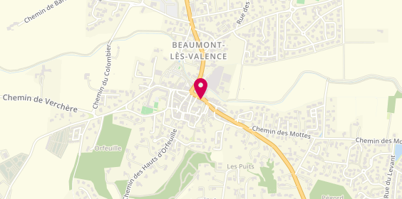 Plan de Complice Coiffure, 11 Place Rasset, 26760 Beaumont-lès-Valence