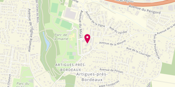 Plan de Art's & Couleurs, 11 Place du parc, 33370 Artigues-près-Bordeaux