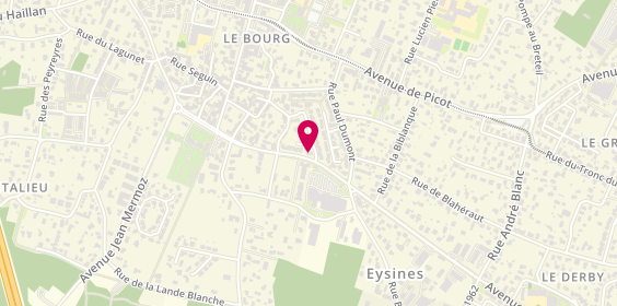 Plan de Allô Belle Coiffure Eysines (Mixte et En, 1 Rue Alfred de Musset, 33320 Eysines
