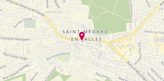 Plan de Alain Saint Brice, 76 avenue Montesquieu, 33160 Saint-Médard-en-Jalles