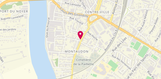 Plan de Salon Sandrine, 52 Rue de Montaudon, 33500 Libourne