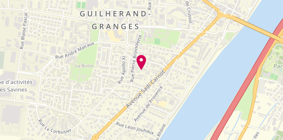 Plan de Brigitte Vous Coiffe, 315 Rue Pierre Brossolette, 07500 Guilherand-Granges