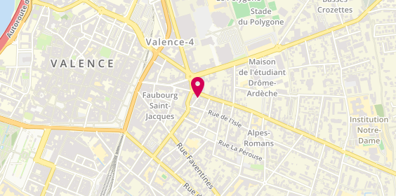 Plan de D&M Coiffure, 3 Rue Marcelin Berthelot, 26000 Valence