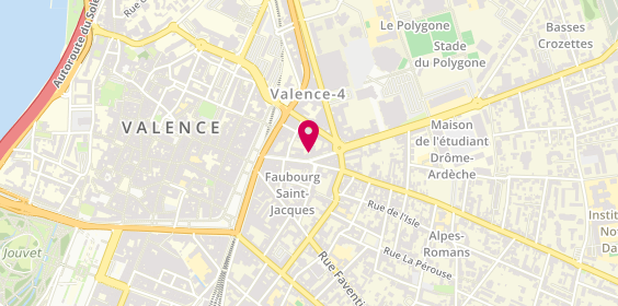 Plan de Olivier B, 21 Faubourg Saint Jacques, 26000 Valence