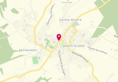 Plan de Le Salon de Natte, 19 Rue de la République, 24510 Val de Louyre et Caudeau