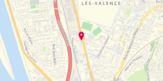 Plan de Lolita Valentino, 49 avenue de Lyon, 26500 Bourg-lès-Valence