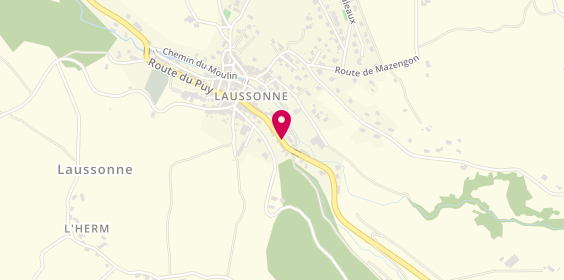 Plan de La Boite A Tif, Route Estables, 43150 Laussonne