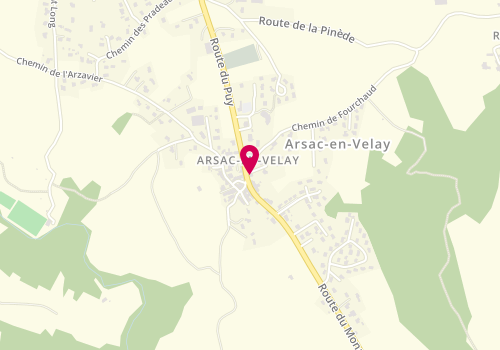 Plan de Koif' Hair, 7 Route du Monastier, 43700 Arsac-en-Velay