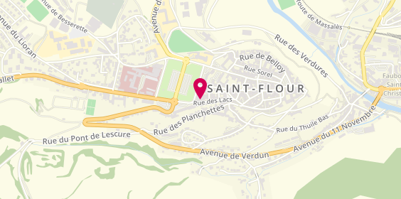 Plan de Beautiful, 30 Rue des Lacs, 15100 Saint-Flour