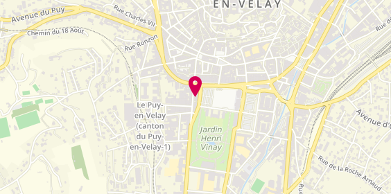 Plan de Gadjo Coiffure, 16 place du Breuil, 43000 Le Puy-en-Velay