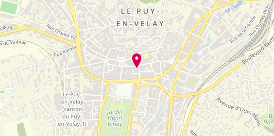 Plan de DESSANGE, 4 Rue Crozatier, 43000 Le Puy-en-Velay