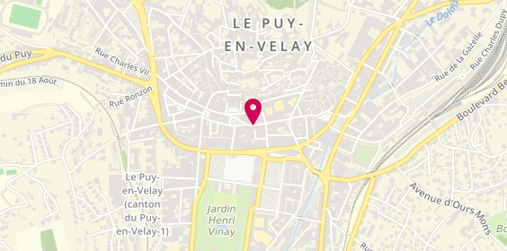 Plan de E.U.R.L le Traditionnel Barbier, 34 Rue Chaussade, 43000 Le Puy-en-Velay