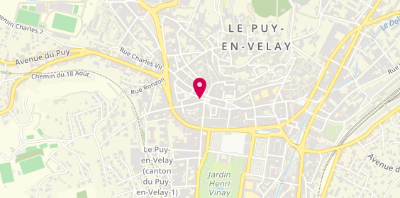 Plan de L'Adresse, 4 Rue Saint Jacques, 43000 Le Puy-en-Velay
