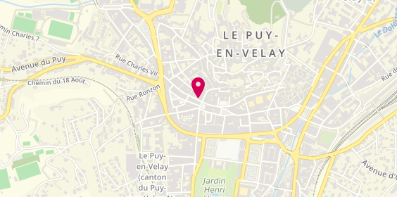 Plan de Ami Tresses, 10 Rue Pannessac, 43000 Le Puy-en-Velay