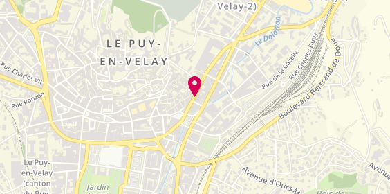 Plan de Salon Blue Mambo, 6 Faubourg Saint-Jean, 43000 Le Puy-en-Velay