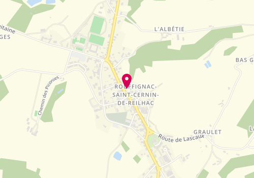 Plan de Coiffure Laurence, Av. Du Général de Gaulle, 24580 Rouffignac-Saint-Cernin-de-Reilhac