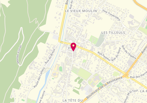 Plan de Légendya Coiffure, 23 Rue Champollion, 38450 Vif
