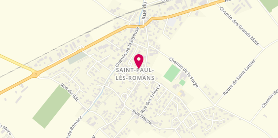 Plan de Md Coiffure Diffusion, Saint Verant, 26750 Saint-Paul-lès-Romans