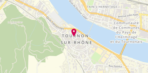 Plan de TRACOL Nadine, 5 Place Auguste Faure, 07300 Tournon-sur-Rhône