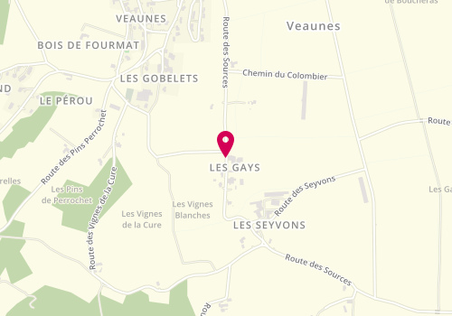 Plan de Lydie Coiffure, Quartier Les Gays
775 Route des Sources, 26600 Mercurol-Veaunes