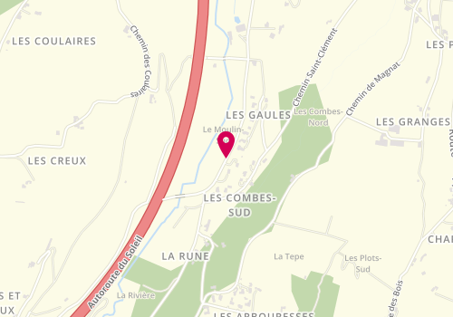 Plan de Marie-Caroline COIFFURE, Mercurol 230 Route Chantemerle, 26600 Mercurol-Veaunes