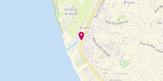 Plan de Elias Coiffure Elias Beaute d'Ongle, 9 cours du Port, 33390 Blaye