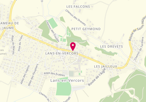 Plan de Harmonie Coiffure Beaute, 771 avenue Léopold Fabre, 38250 Lans-en-Vercors