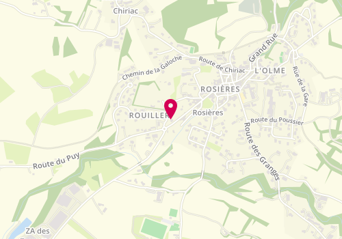 Plan de Coiffure Pascale, Route Puy, 43800 Rosières