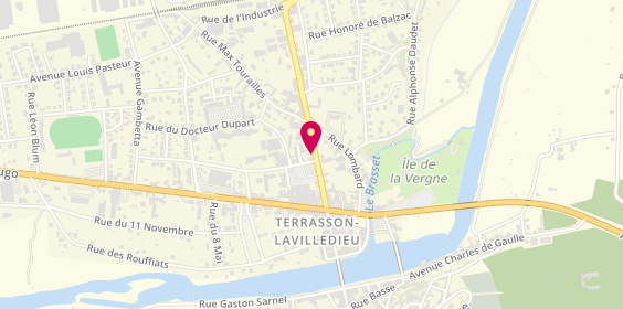 Plan de Harmony Coiffure, 13 avenue Jean Jaurès, 24120 Terrasson-Lavilledieu