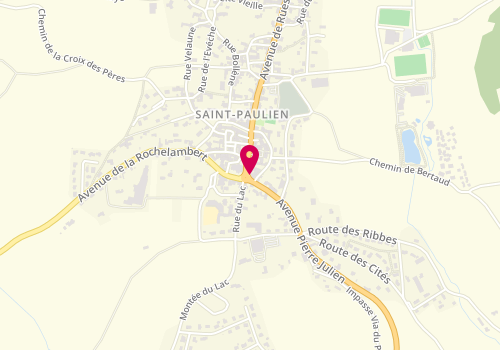Plan de Seleo Coiffure, 4 avenue de Ruessium, 43350 Saint-Paulien