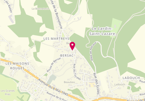 Plan de Marie Coif, 4 Rue Courte, 24570 Le Lardin-Saint-Lazare