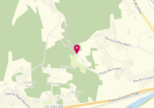 Plan de Christophe Nadia, 2 Route Toupinarias, 24570 Le Lardin-Saint-Lazare