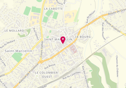 Plan de L'Univ Hair d'Adeline, 41 Grande Rue, 38160 Saint-Marcellin