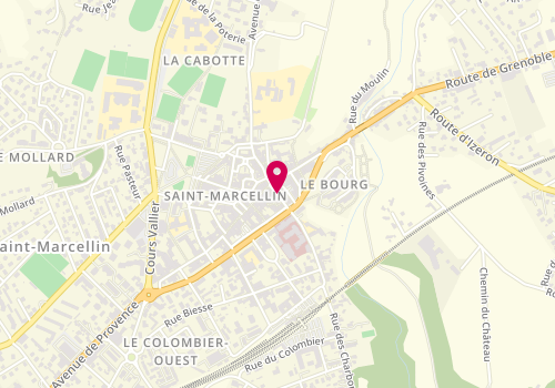 Plan de Le Salon d'Alexia, 3 Rue de Beauvoir, 38160 Saint-Marcellin