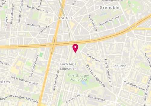 Plan de Exthatic Coiffure, 16 Rue Général Mangin, 38100 Grenoble