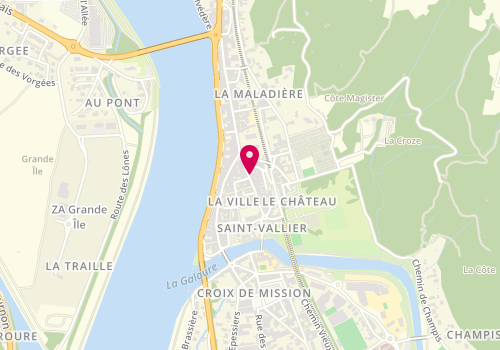 Plan de Societe Hair Creation, 42 Rue de Verdun, 26240 Saint-Vallier