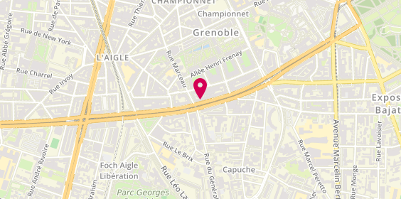 Plan de Foch Coiffure Barbershop Grenoble, 30 Boulevard Maréchal Foch, 38000 Grenoble