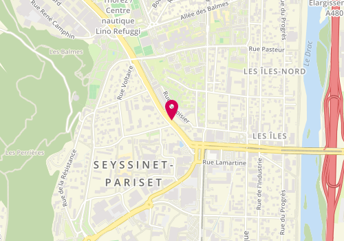Plan de Studio Coiffure, 25 Boulevard des Freres Desaire, 38170 Seyssinet-Pariset