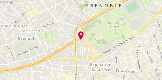 Plan de Lionel Paul Institut Masculin, 3 Boulevard Maréchal Joffre, 38000 Grenoble